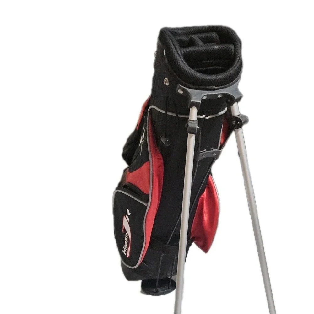 Walter Hagen Golf Bag JR Junior With Stand & Hood Red/Black-Hager R